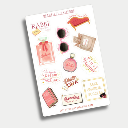 Pink Journaling & Planner Stickers
