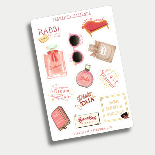 Pink Journaling & Planner Stickers
