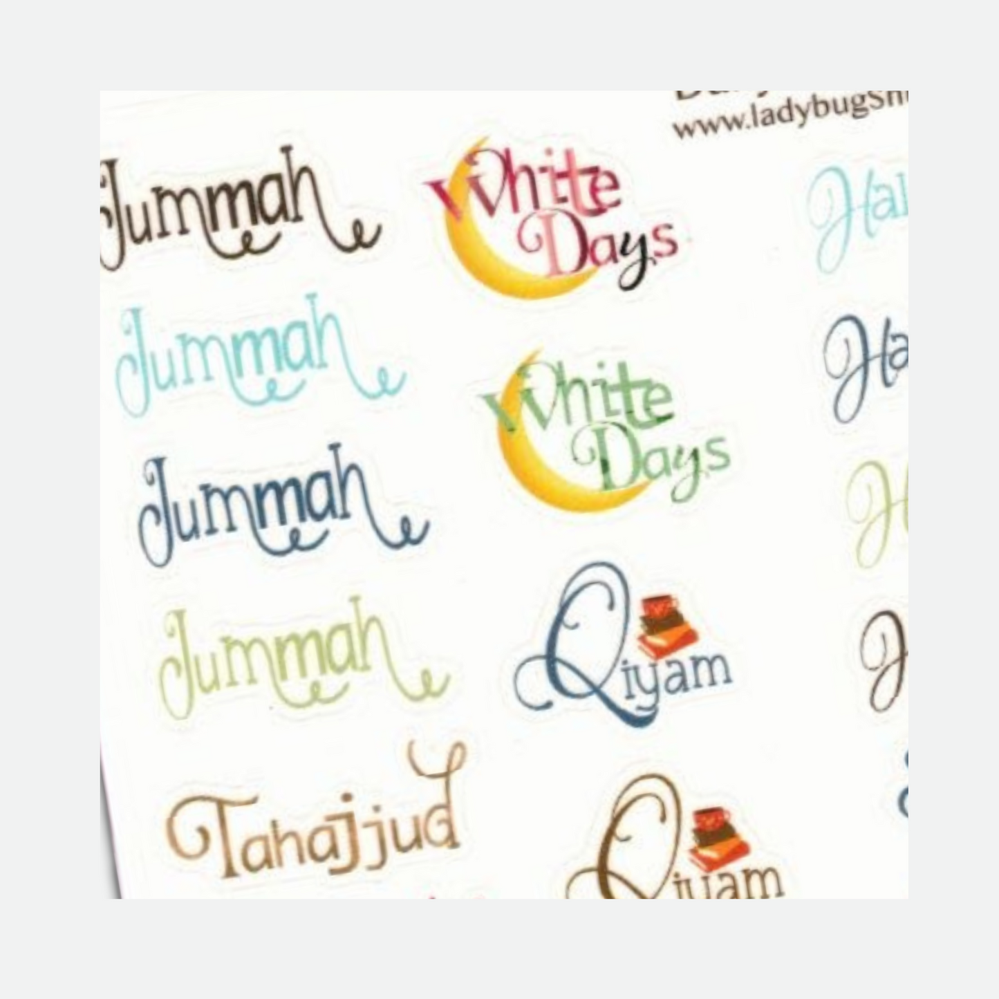 Daily Reminders Planner Stickers